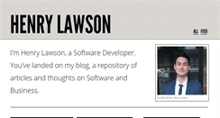 Desktop Screenshot of henrylawson.net