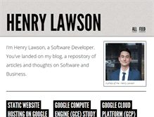 Tablet Screenshot of henrylawson.net